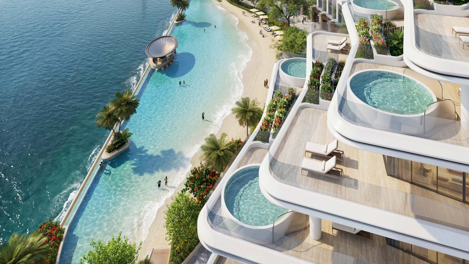 The Terraces at Sobha City Abu Dhabi showcasing sophisticated residential design, green spaces, and luxury urban living.